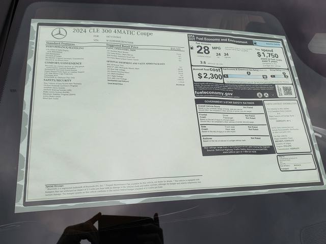 New 2024 Mercedes-Benz CLE 300 4MATIC Coupe image 32