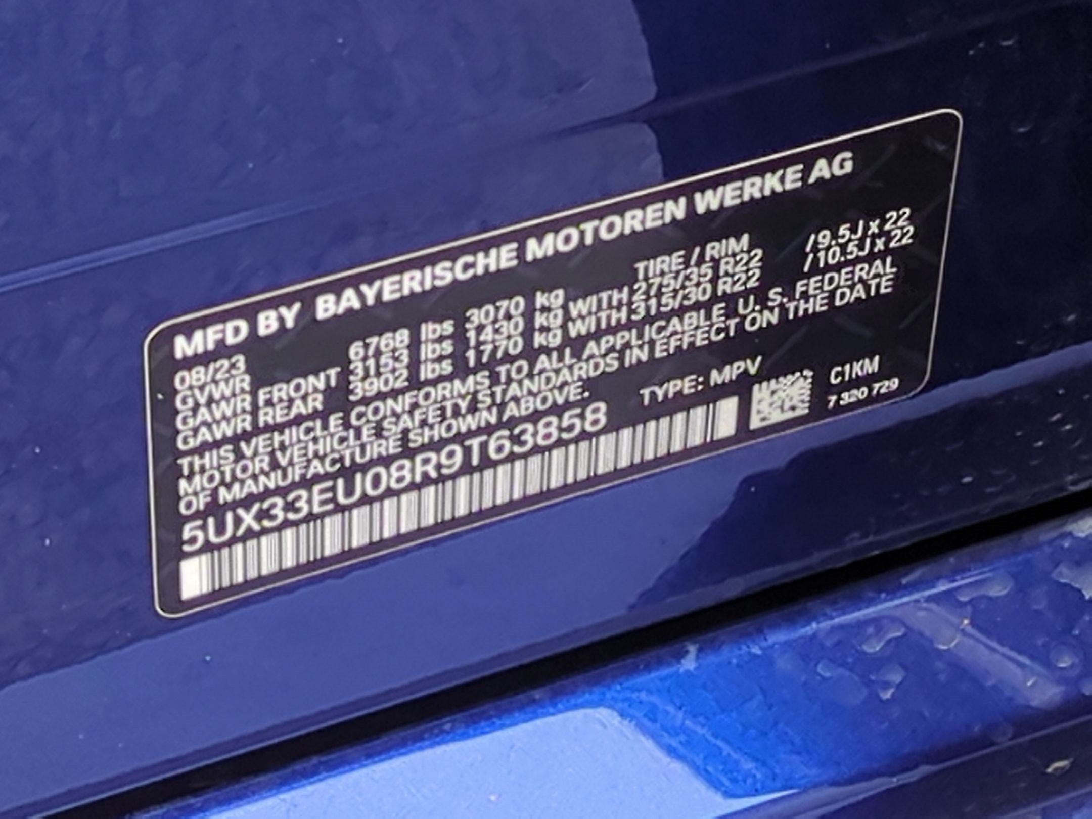 Certified 2024 BMW X5 M60i AWD/4WD image 35