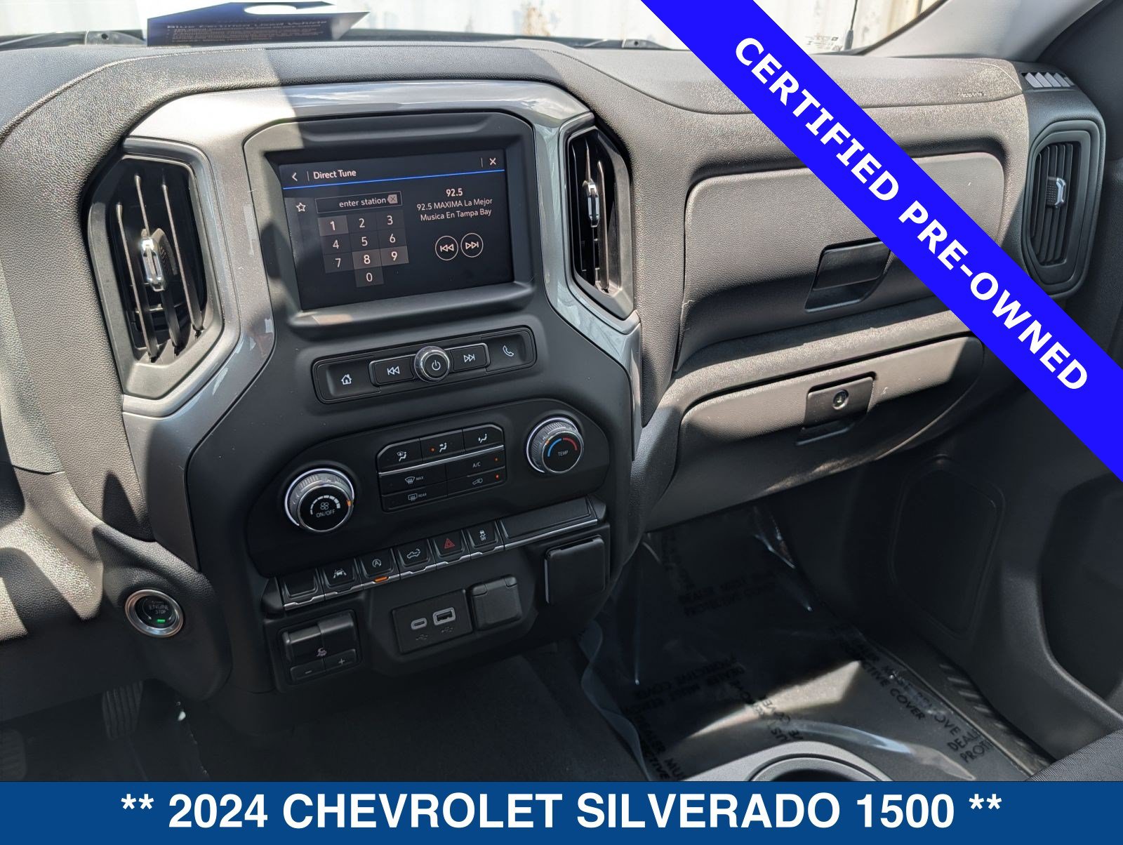Used 2024 Chevrolet Silverado 1500 Custom w/ Turbomax Blackout Package AWD/4WD image 30