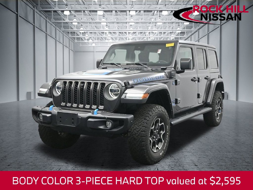 Used 2021 Jeep Wrangler Unlimited Rubicon 4xe w/ Steel Bumper Group