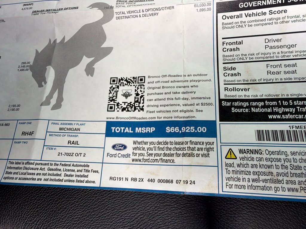 Used 2024 Ford Bronco Badlands AWD/4WD image 44