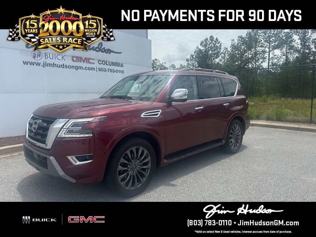 Used 2024 Nissan Armada Platinum w/ Captain's Chairs Package