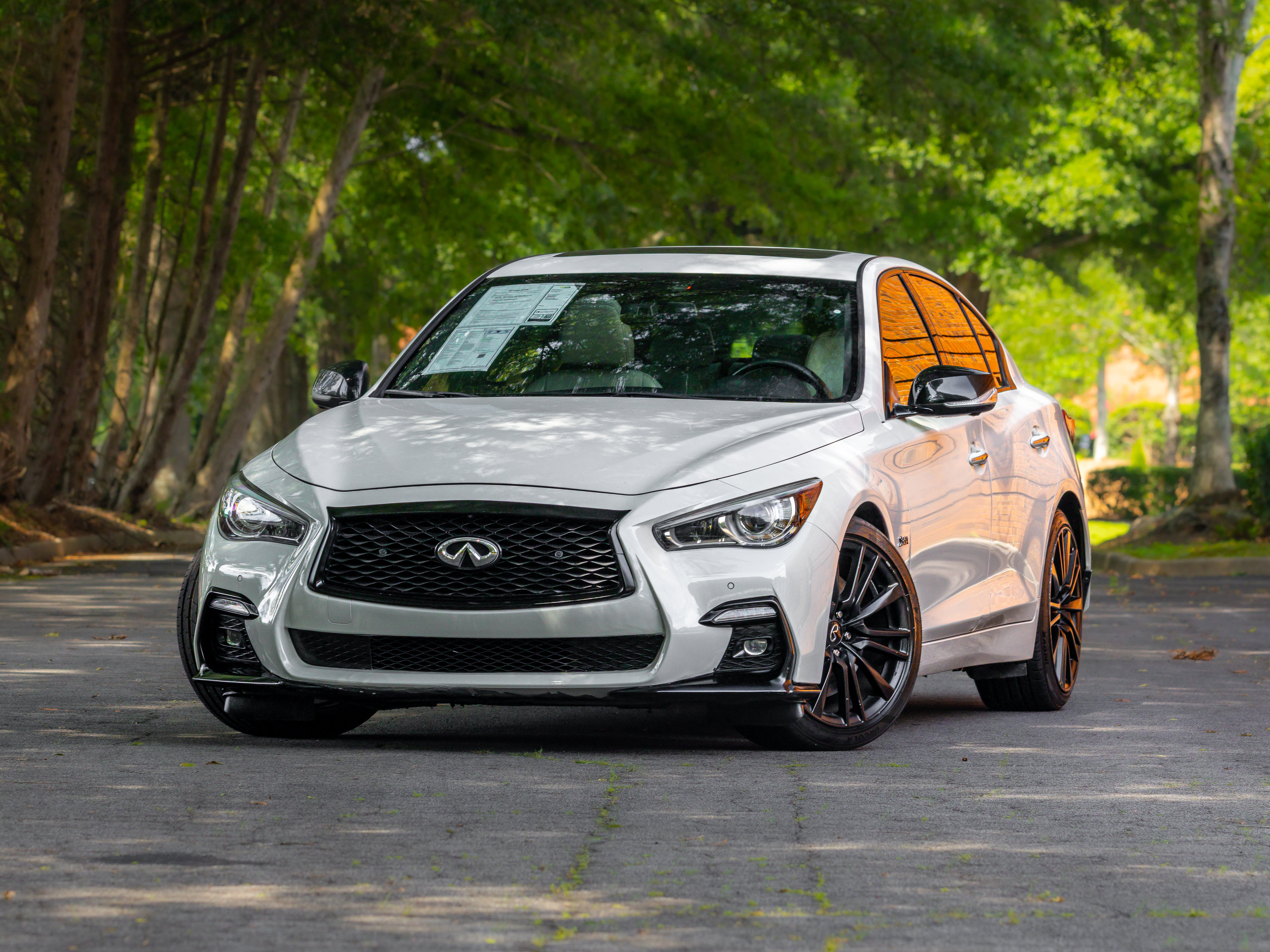 Used 2020 INFINITI Q50 Red Sport 400 w/ Proactive Package RWD image 2