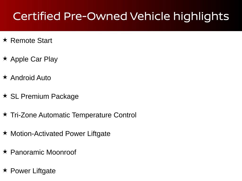 Certified 2024 Nissan Rogue SL w/ SL Premium Package image 4