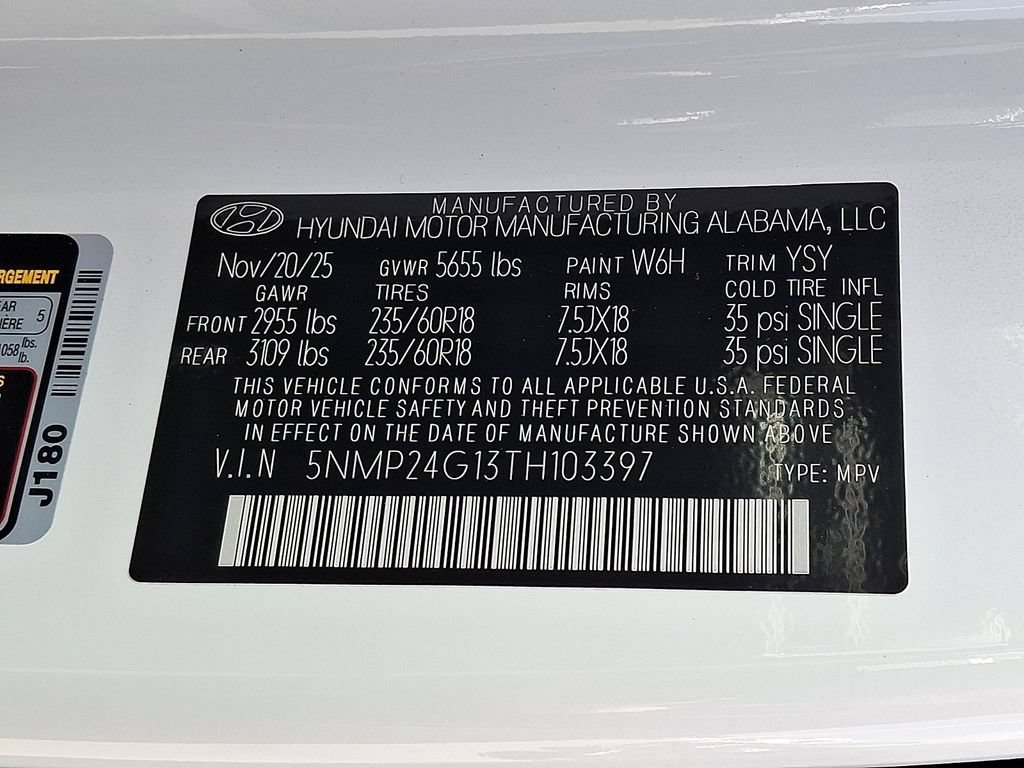 New 2026 Hyundai Santa Fe SEL FWD image 16