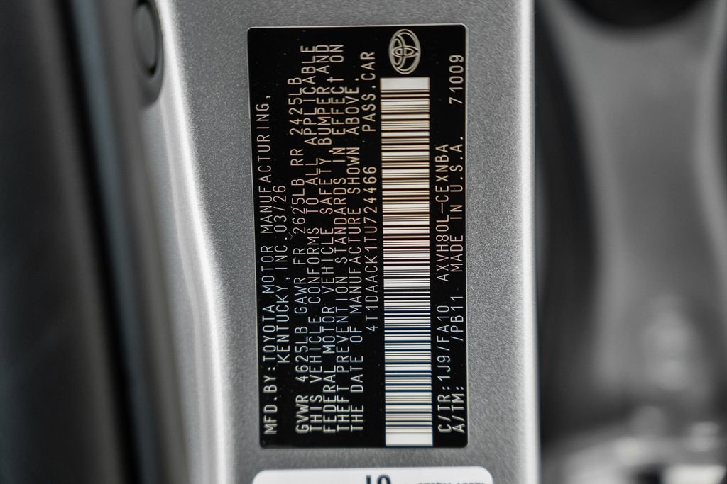 New 2026 Toyota Camry LE image 36