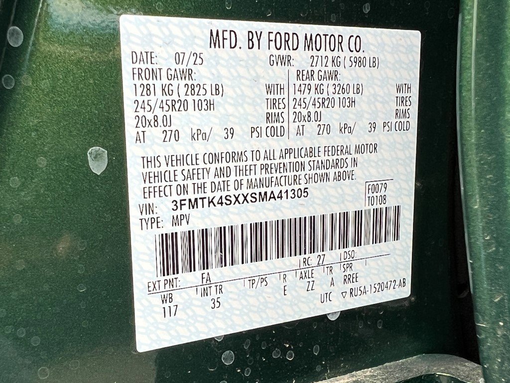 New 2025 Ford Mustang Mach-E GT w/ Bronze Appearance Package image 24