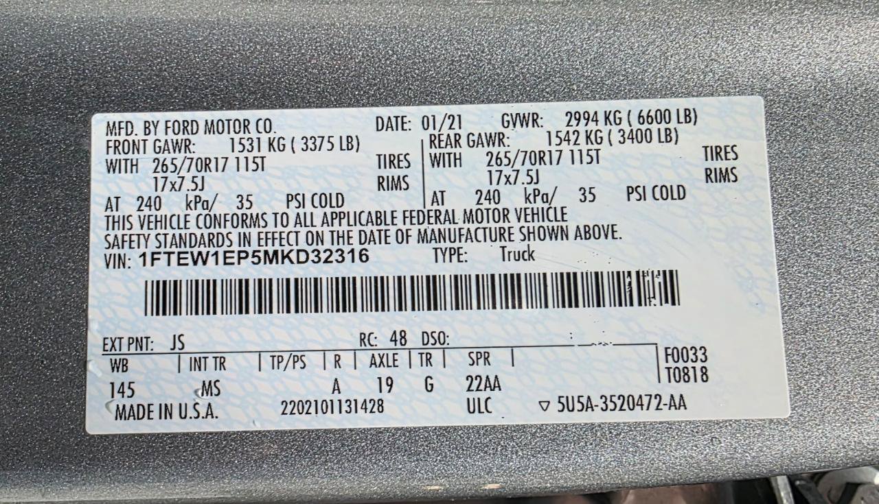 Used 2021 Ford F150 XLT AWD/4WD image 43