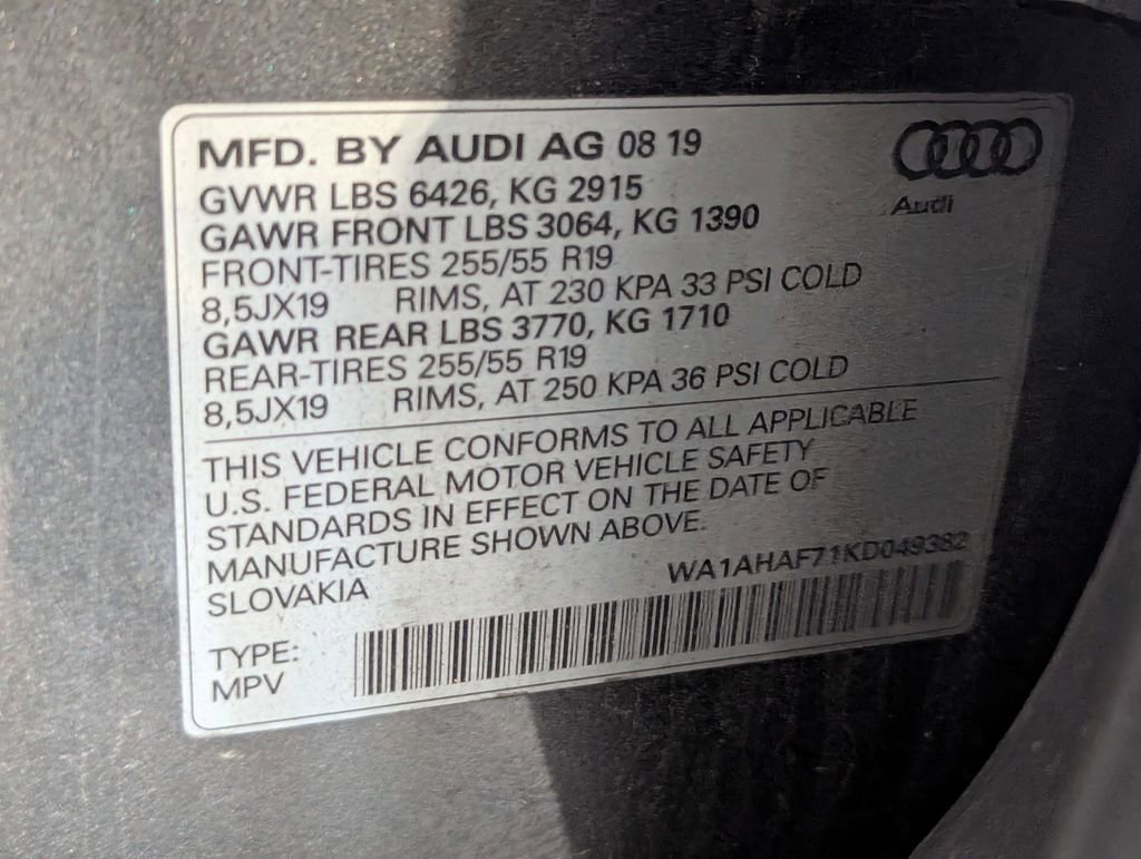 Used 2019 Audi Q7 2.0T Premium AWD/4WD image 30
