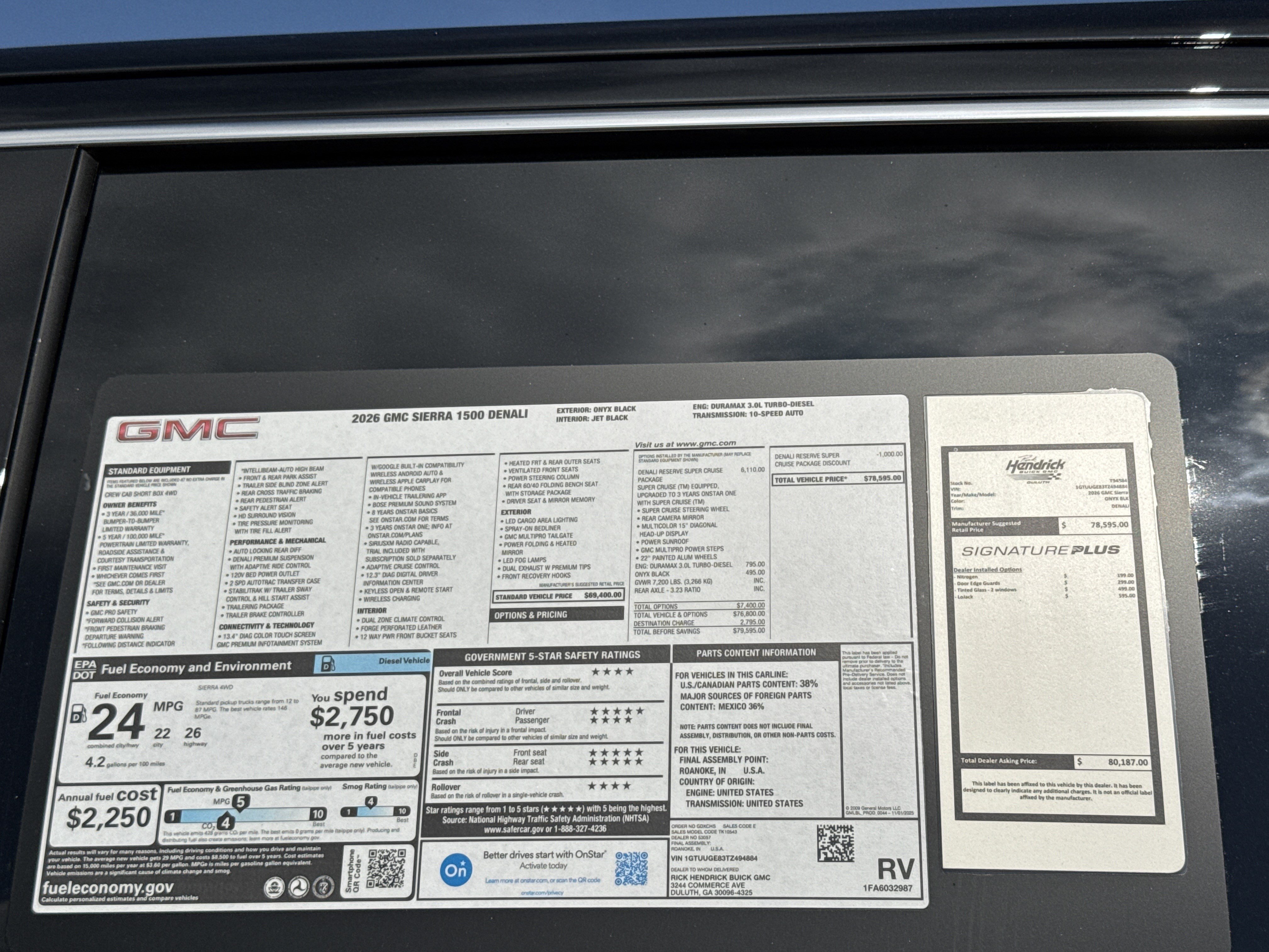 New 2026 GMC Sierra 1500 Denali AWD/4WD image 37