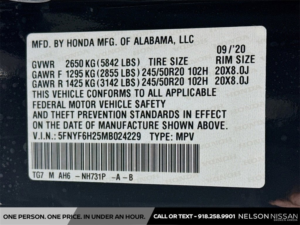 Used 2021 Honda Pilot Special Edition image 33