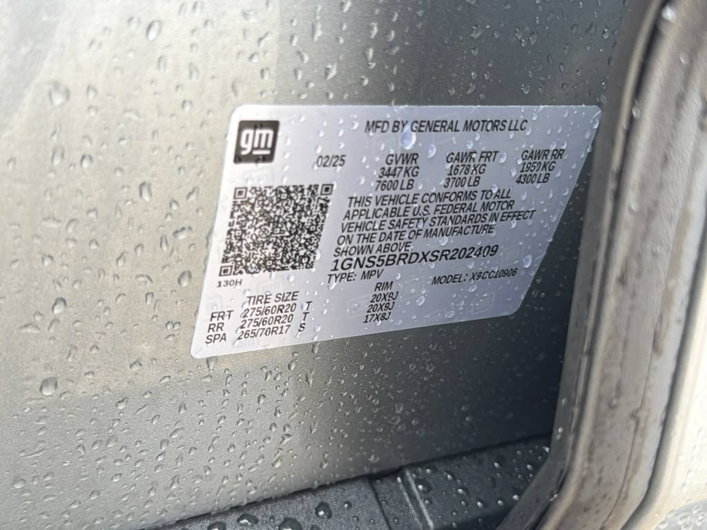 Certified 2025 Chevrolet Suburban LS w/ Max Trailering Package RWD image 32