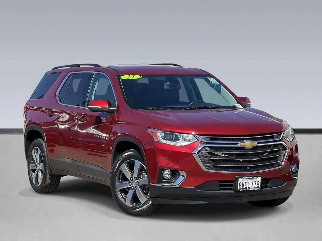 Used 2021 Chevrolet Traverse LT w/ LT Premium Package FWD image 1