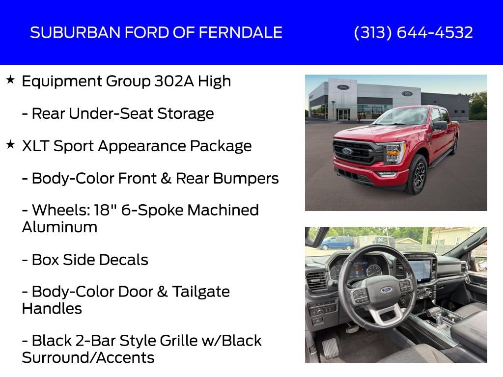 Used 2022 Ford F150 XLT w/ Equipment Group 302A High AWD/4WD image 13