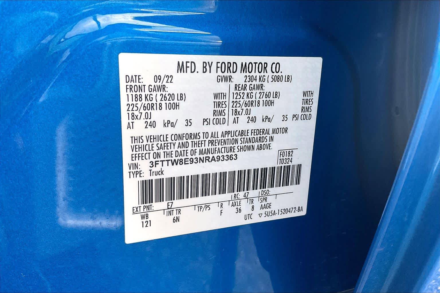 Used 2022 Ford Maverick Lariat w/ Lariat Luxury Package FWD image 34