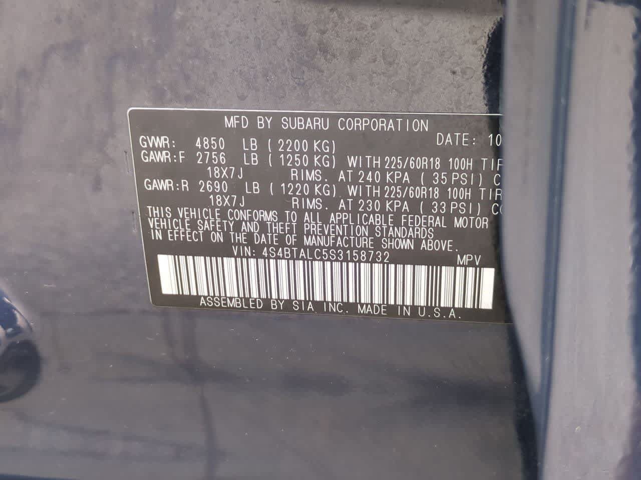 Certified 2025 Subaru Outback Onyx Edition AWD/4WD image 36