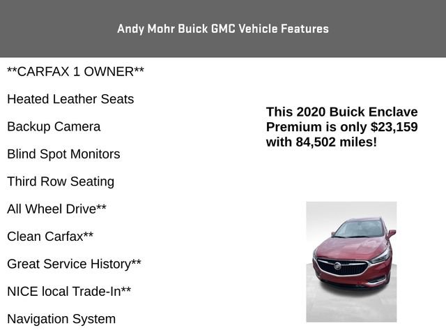 Used 2020 Buick Enclave Premium w/ LPO, Floor Liner Package AWD/4WD image 4