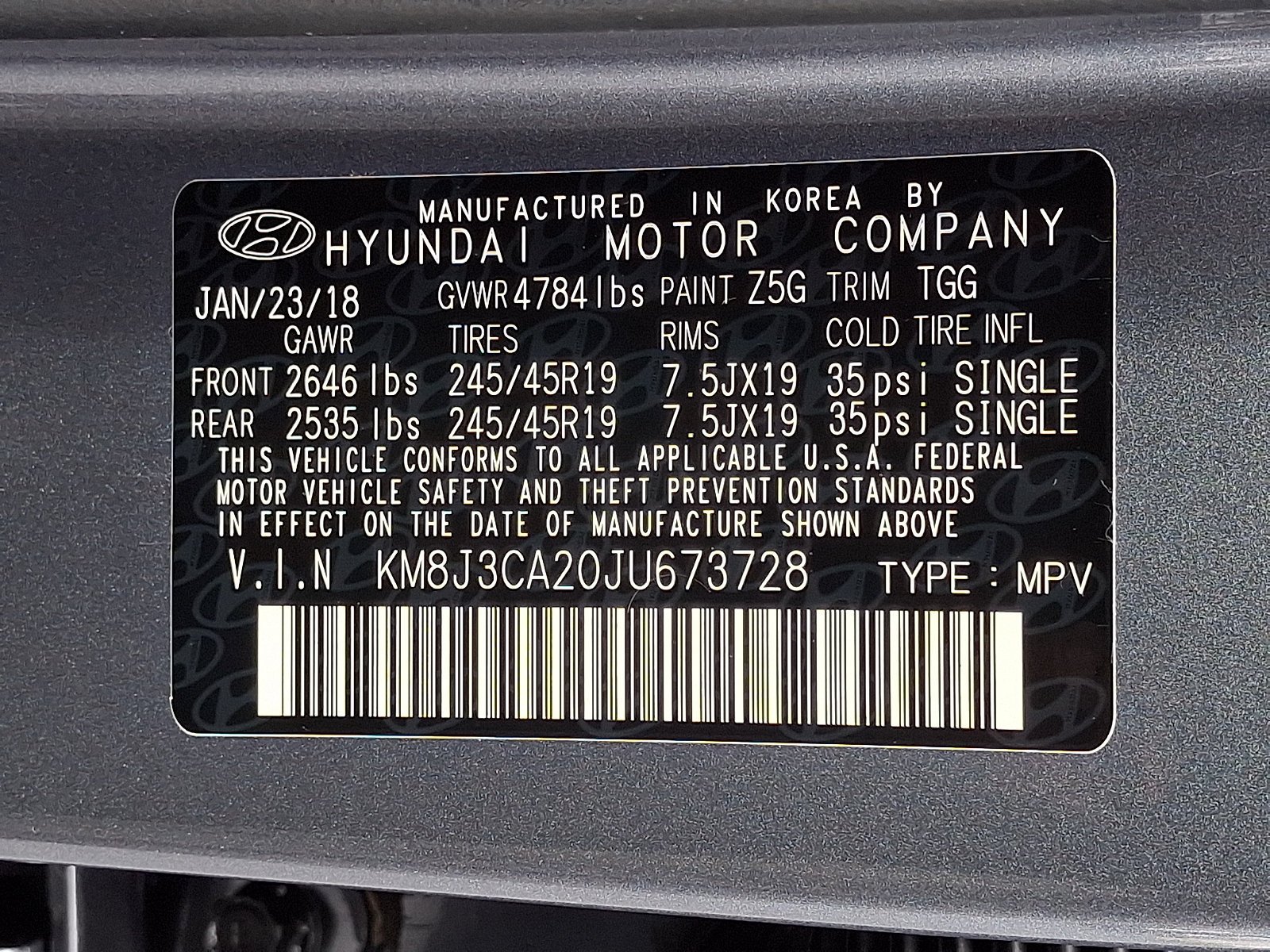 Used 2018 Hyundai Tucson Value AWD/4WD image 26