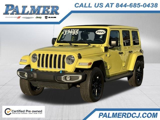 Certified 2022 Jeep Wrangler Unlimited Sahara w/ Cold Weather Group image 1