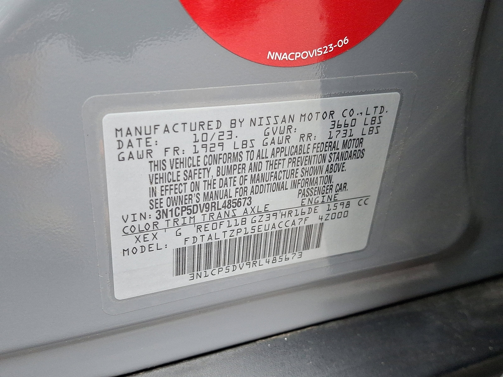 Certified 2024 Nissan Kicks SR w/ SR Premium Package image 26