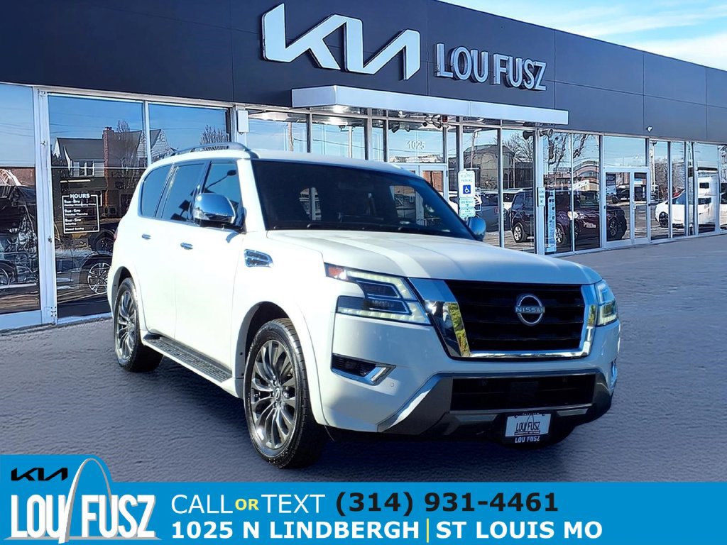 Used 2023 Nissan Armada Platinum w/ Captain's Chairs Package AWD/4WD image 1