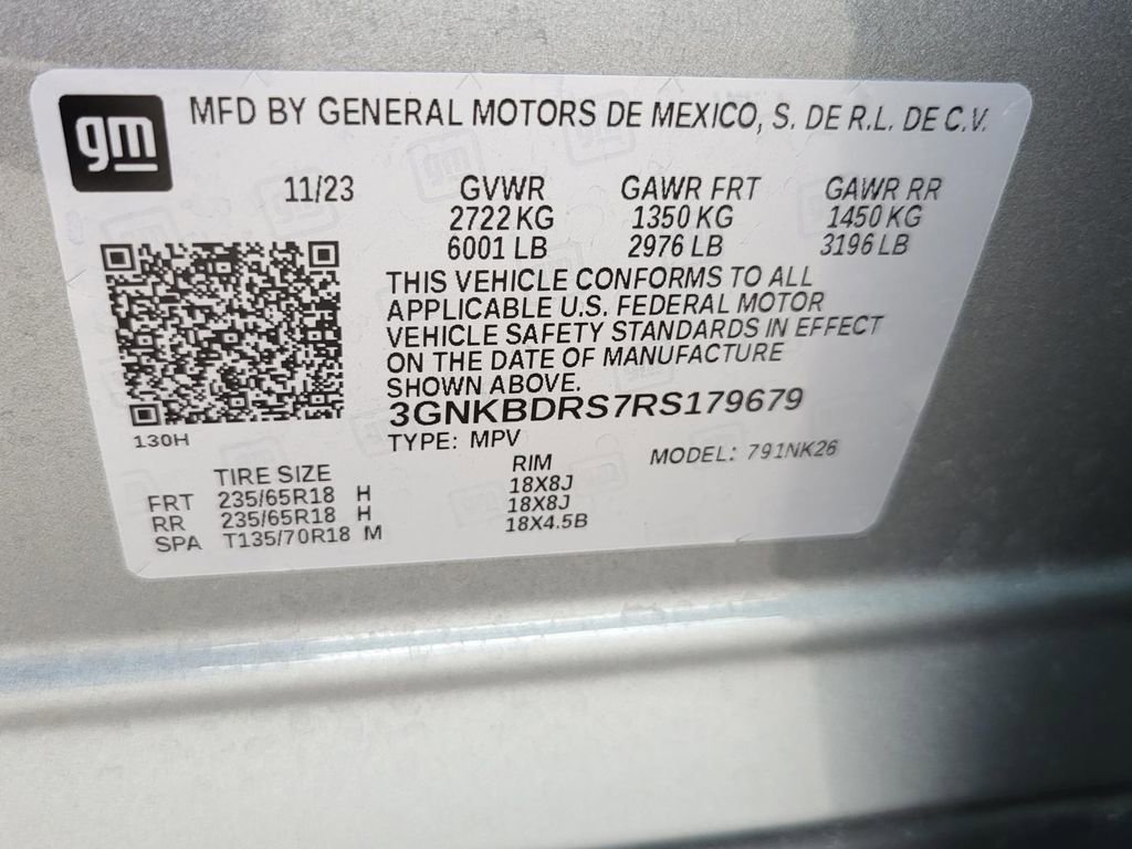 Certified 2024 Chevrolet Blazer LT w/ LPO, Floor Liner Package FWD image 34
