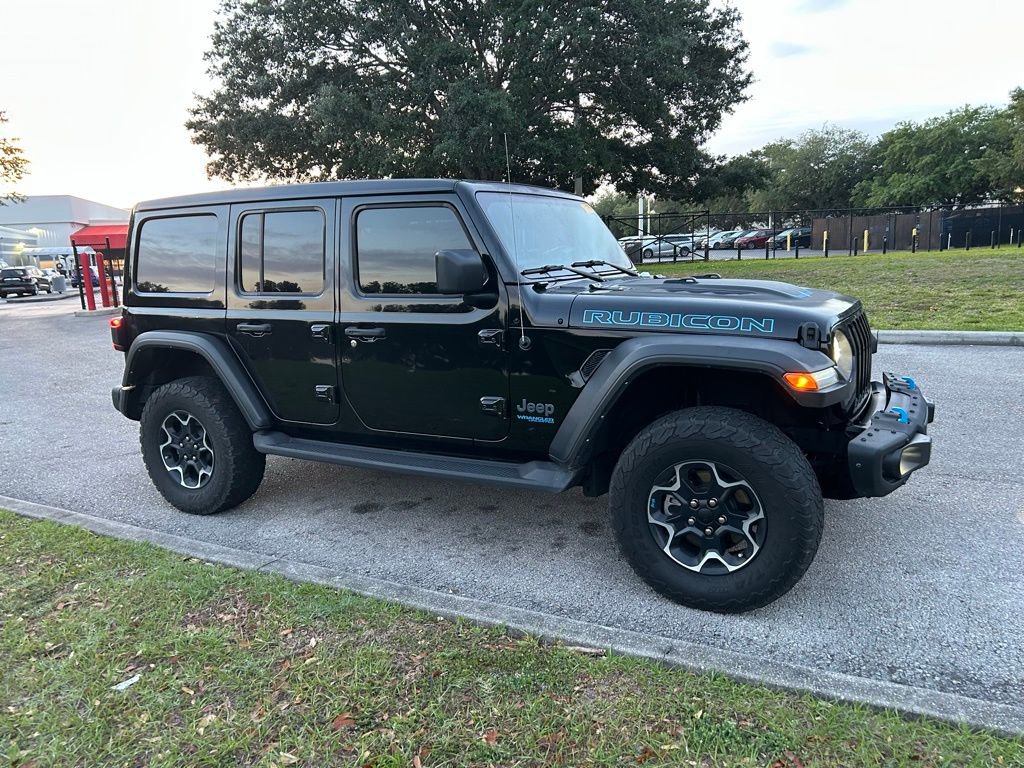 Used 2022 Jeep Wrangler Unlimited Rubicon 4xe w/ Steel Bumper Group image 7
