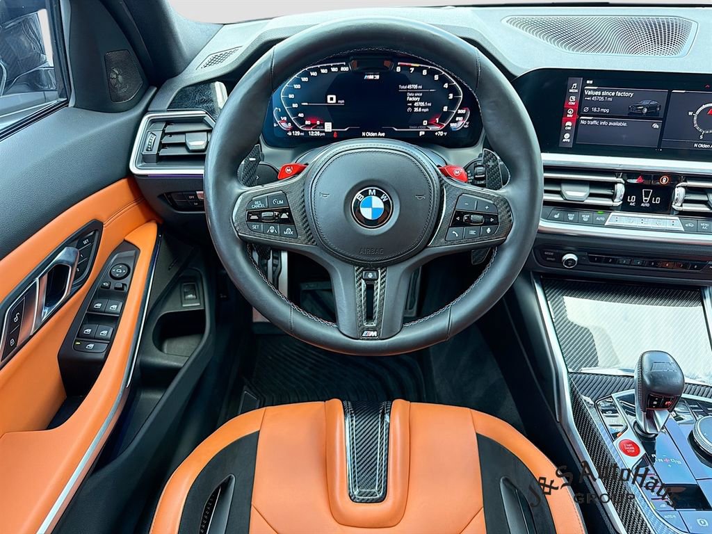 Used 2022 BMW M3 Competition w/ M Carbon Exterior Package AWD/4WD image 28