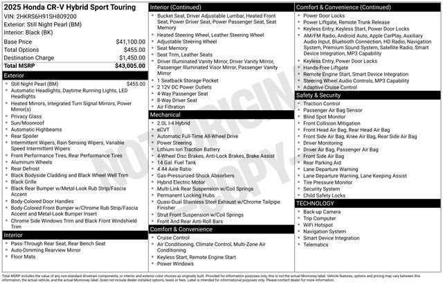Used 2025 Honda CR-V Sport Touring image 34