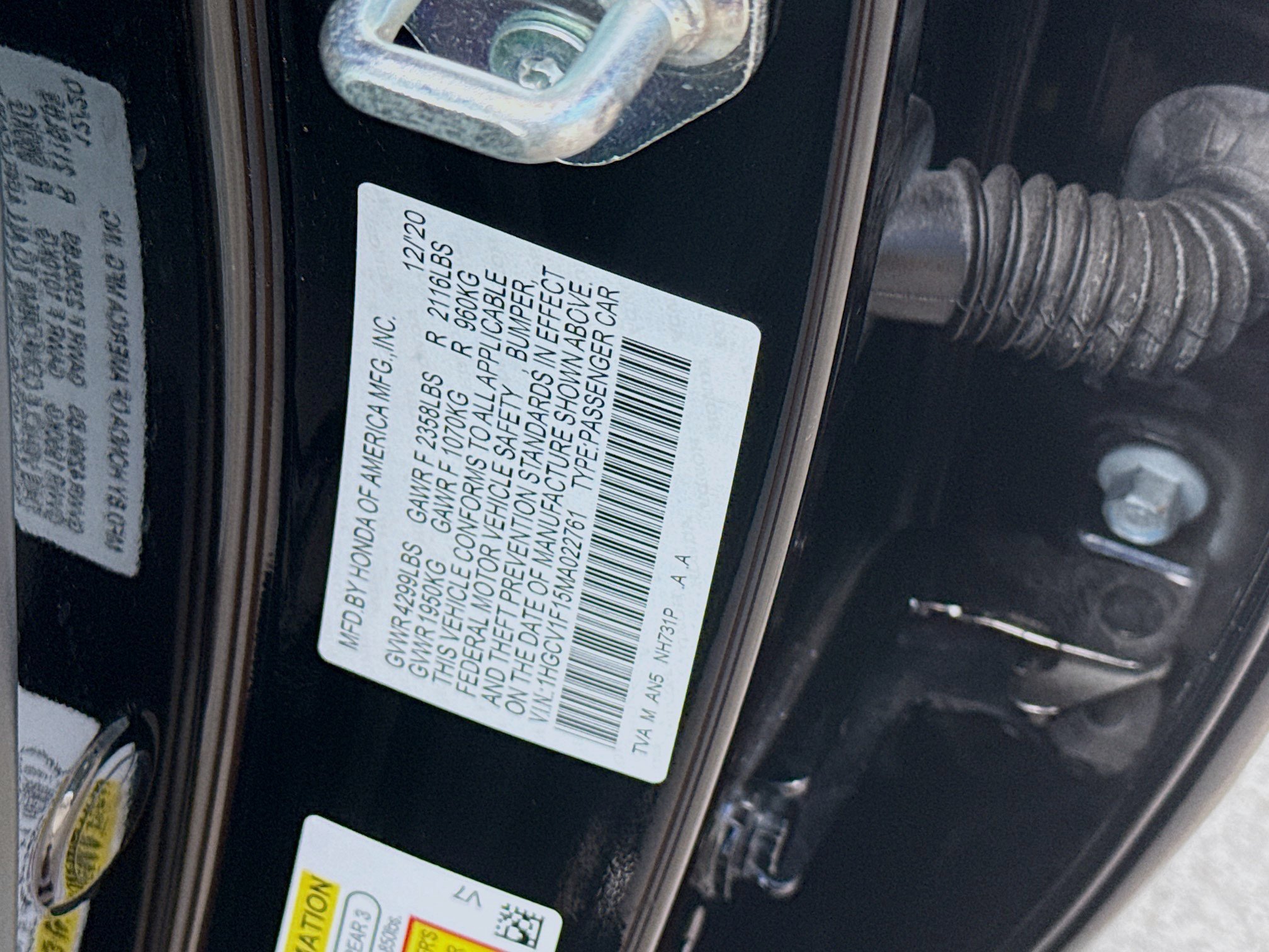 Used 2021 Honda Accord LX image 36