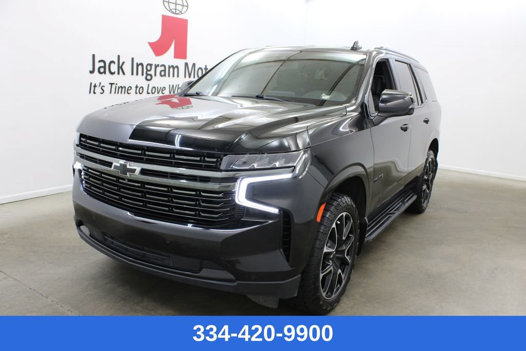 Used 2021 Chevrolet Tahoe RST w/ Luxury Package RWD image 1