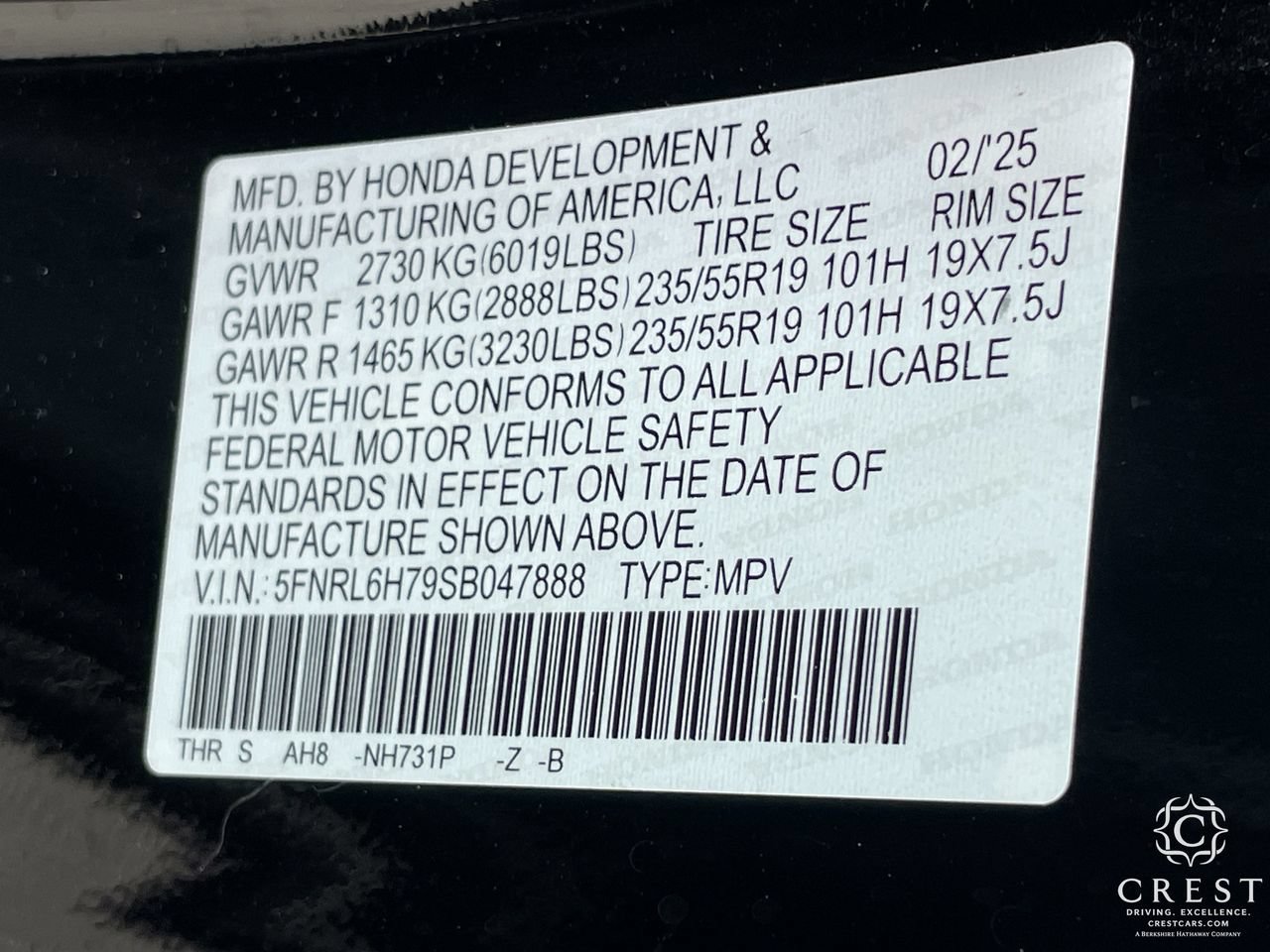 Used 2025 Honda Odyssey Sport-L image 34