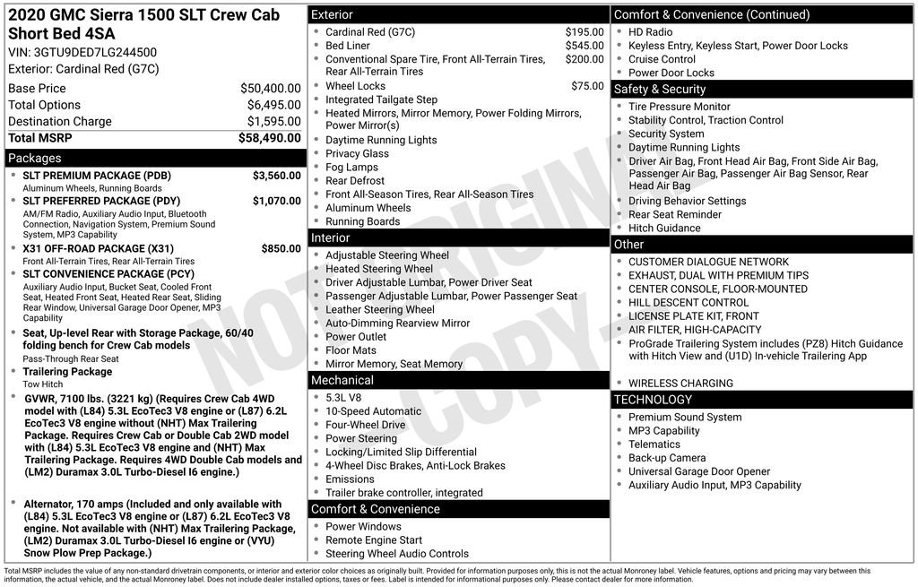 Used 2020 GMC Sierra 1500 SLT w/ SLT Premium Package image 12