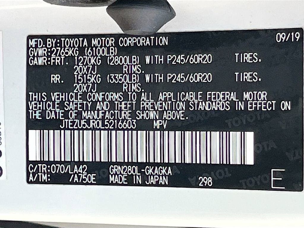 Used 2020 Toyota 4Runner Limited image 33