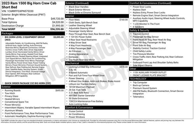 Used 2023 RAM 1500 Big Horn image 6