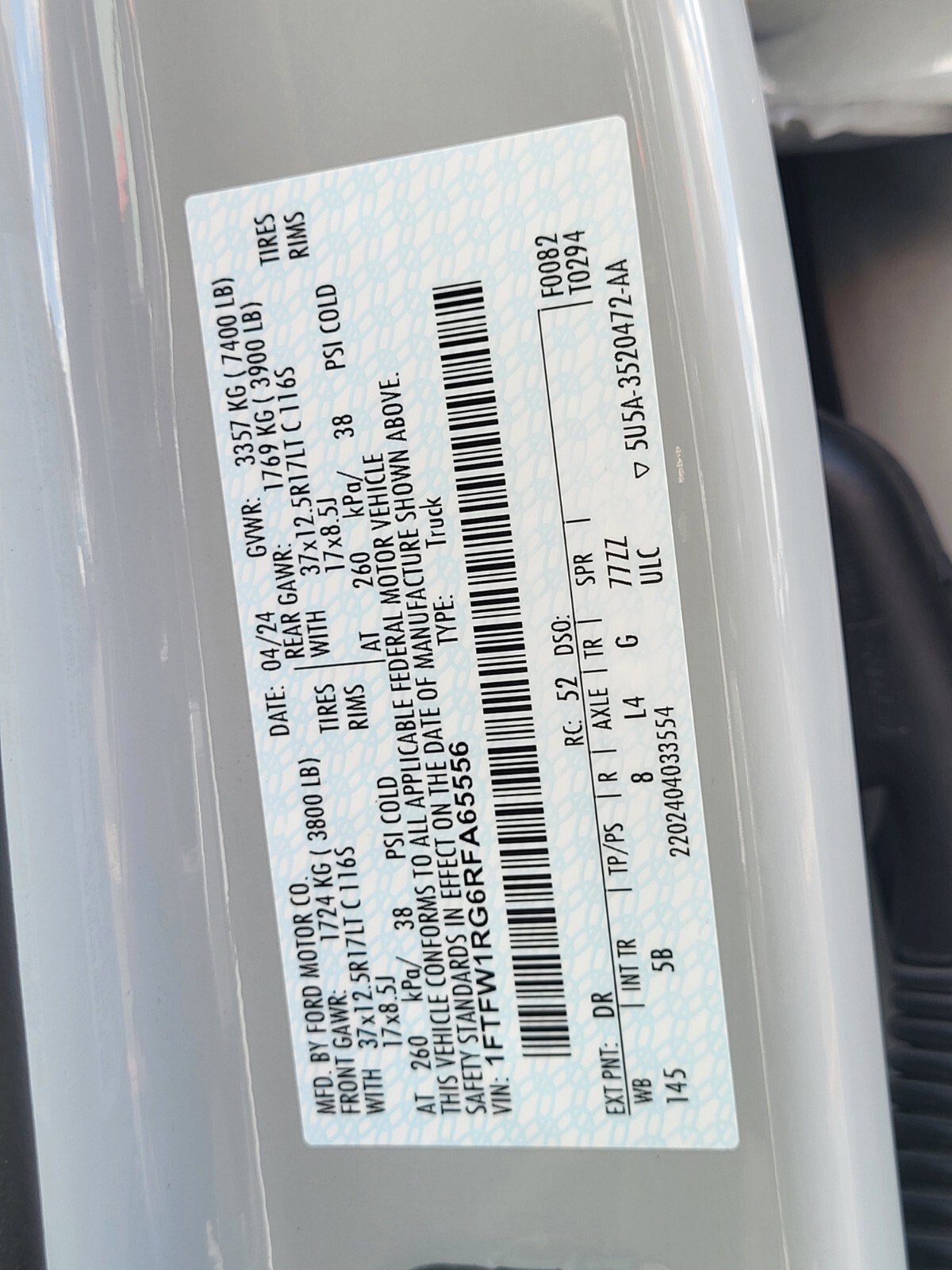 Certified 2024 Ford F150 Raptor AWD/4WD image 34