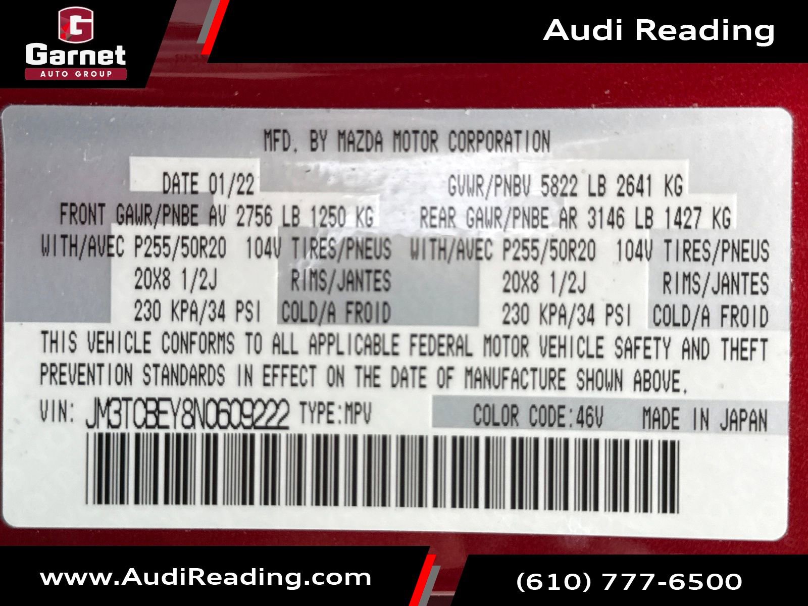 Used 2022 MAZDA CX-9 Signature image 27