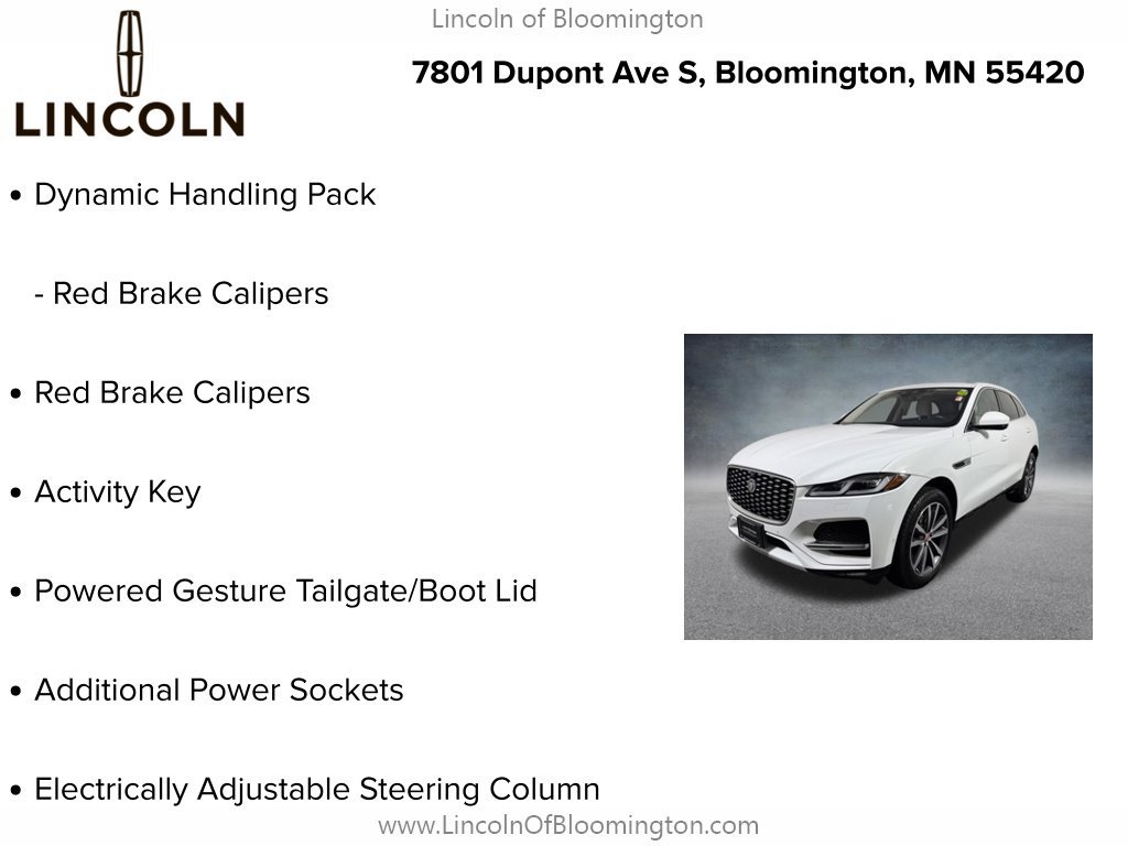 Used 2021 Jaguar F-PACE S AWD/4WD image 8