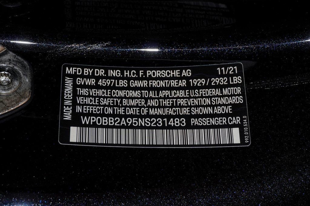 Certified 2022 Porsche 911 Targa 4S image 33