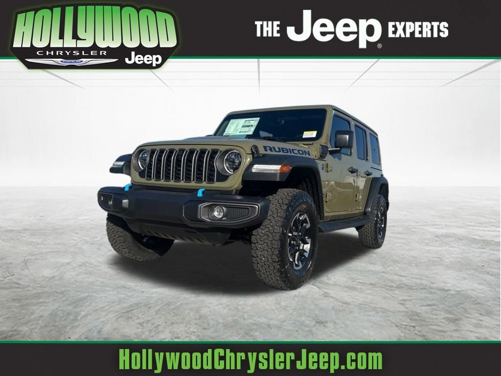 New 2025 Jeep Wrangler Unlimited Rubicon 4xe w/ Safety Group image 1
