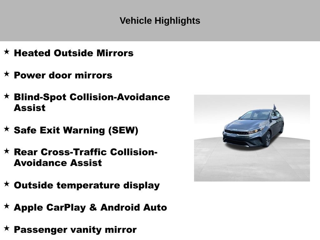 Certified 2024 Kia Forte LXS w/ LXS Technology Package FWD image 46