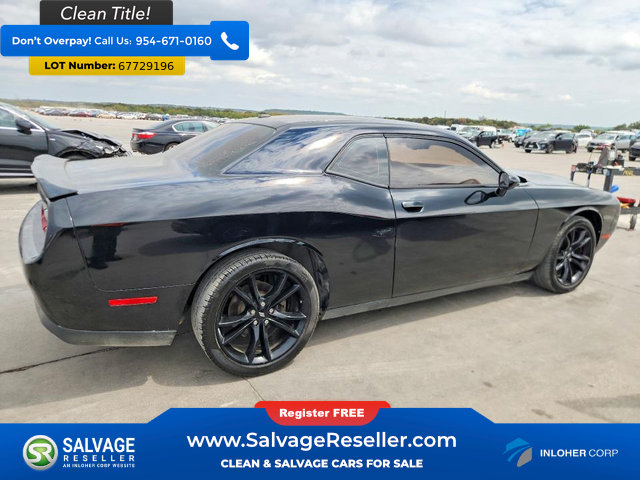 Used 2018 Dodge Challenger SXT w/ Blacktop Package RWD image 4