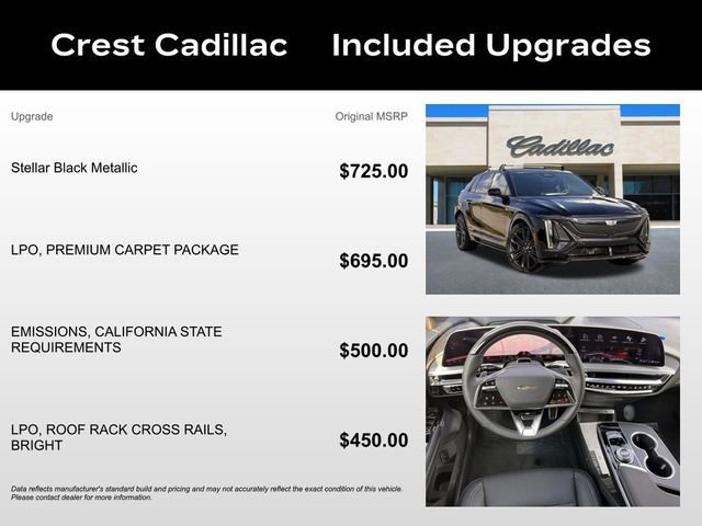 New 2026 Cadillac Lyriq V w/ LPO, Premium Carpet Package AWD/4WD image 5