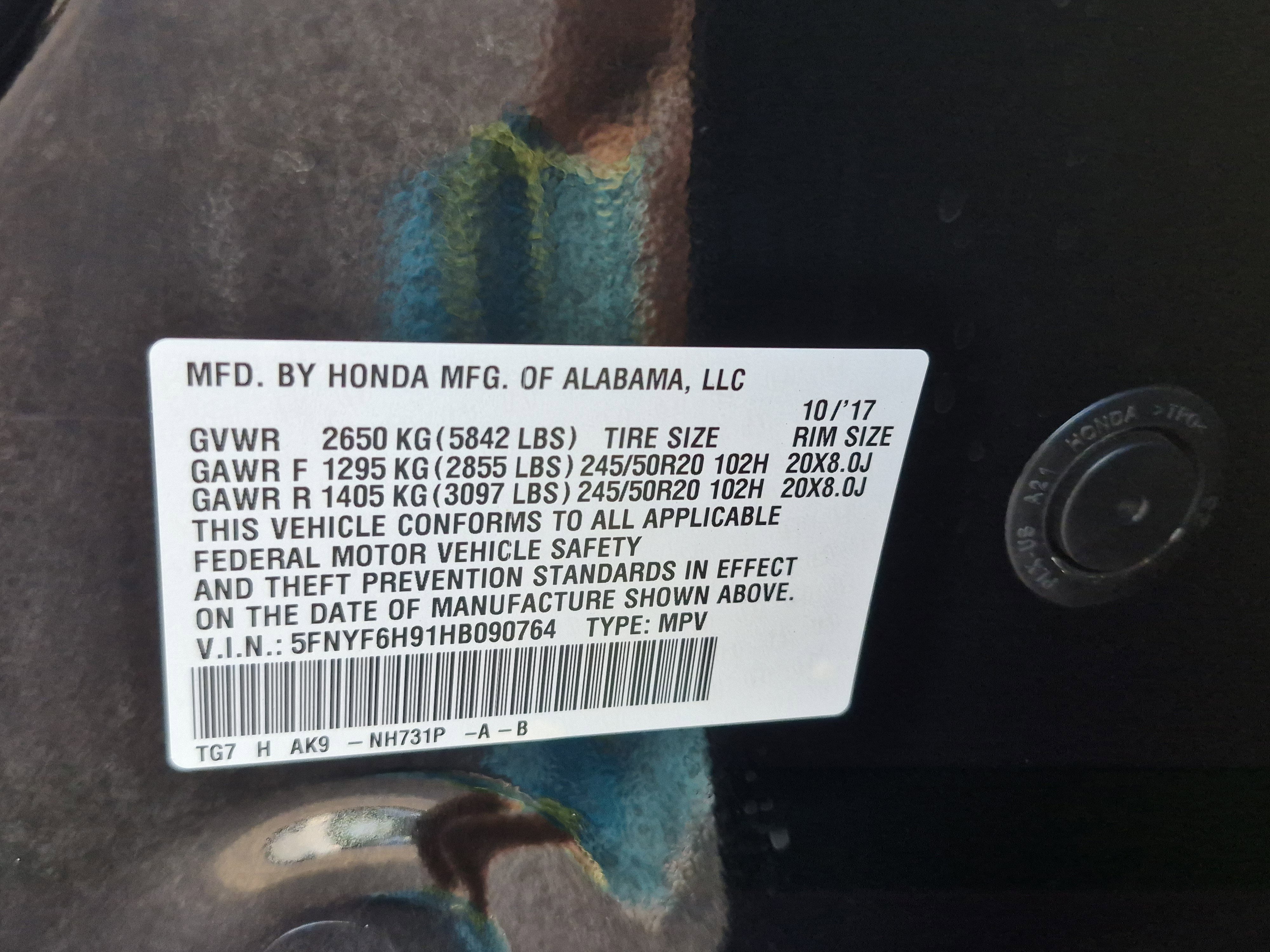 Used 2017 Honda Pilot Touring image 39