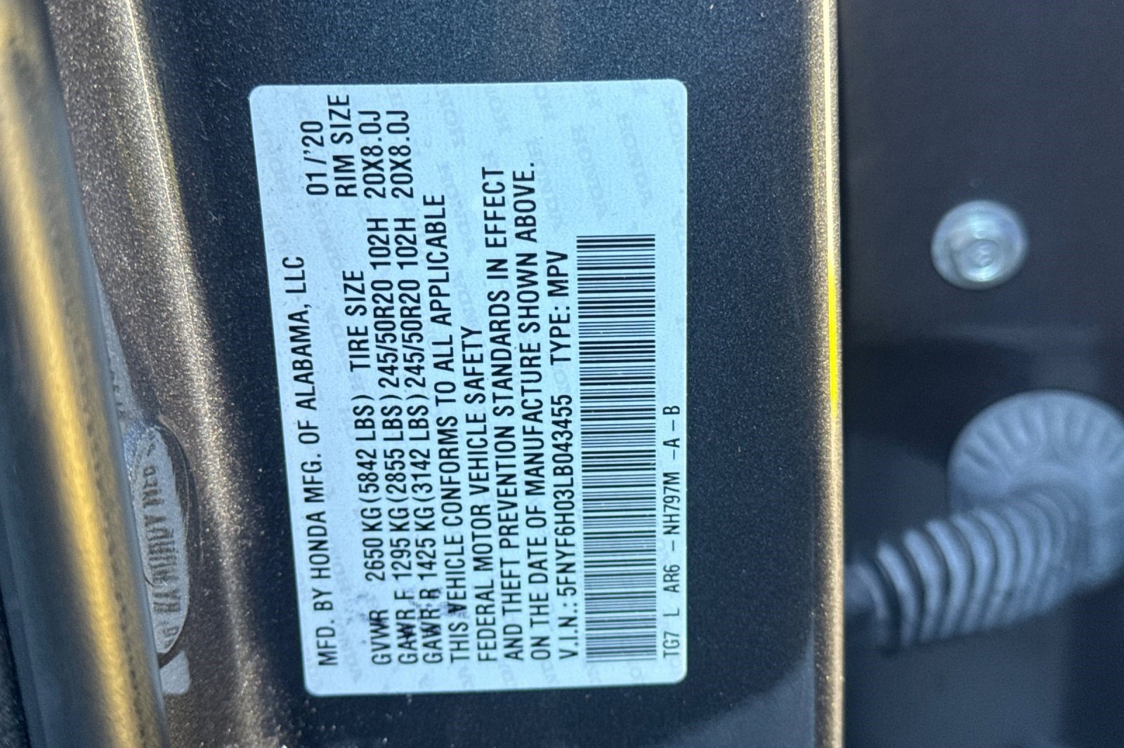 Used 2020 Honda Pilot Elite image 20