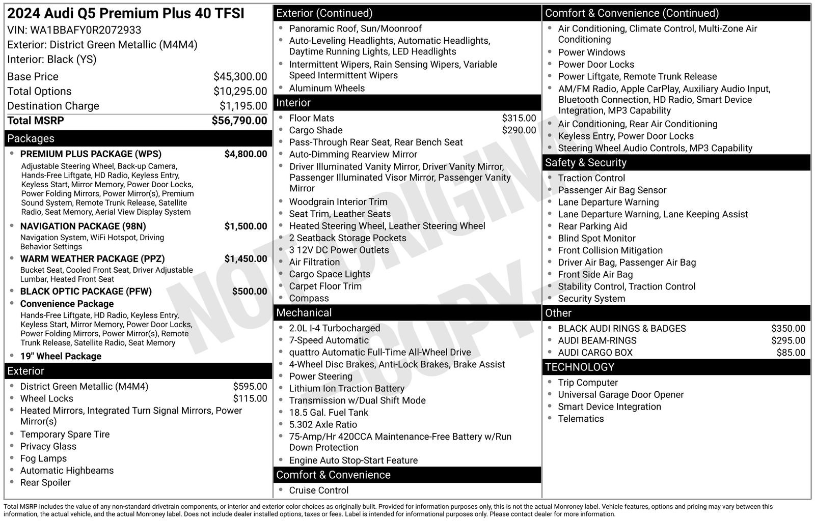 Certified 2024 Audi Q5 2.0T Premium Plus w/ Premium Plus Package image 34