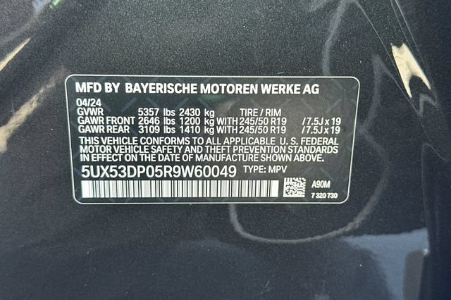 Used 2024 BMW X3 xDrive30i w/ Convenience Package AWD/4WD image 34