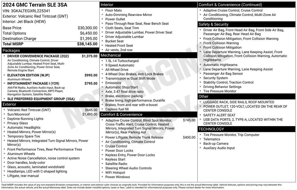 Certified 2024 GMC Terrain SLE w/ Driver Convenience Package image 29