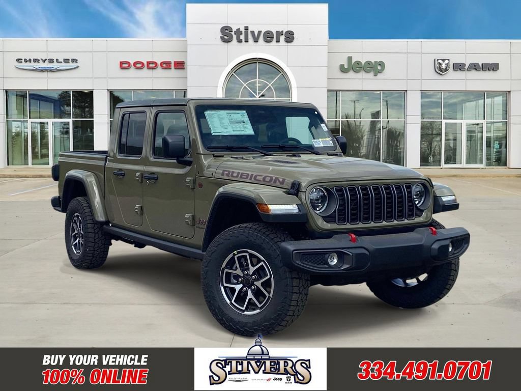 New 2026 Jeep Gladiator Rubicon w/ Steel Power Dome Hood Package