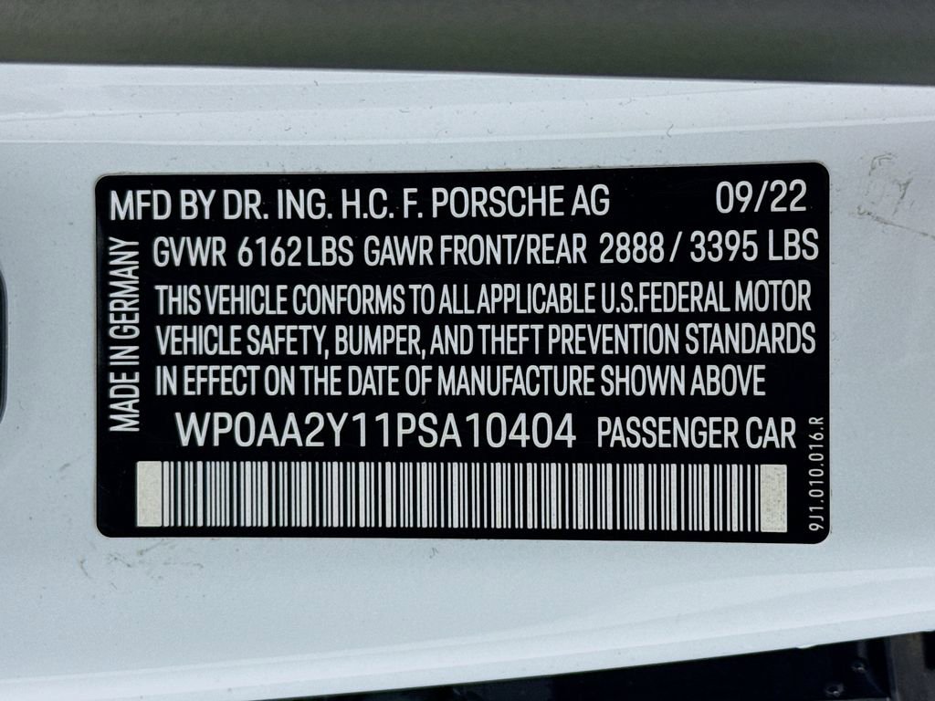Certified 2023 Porsche Taycan RWD image 12